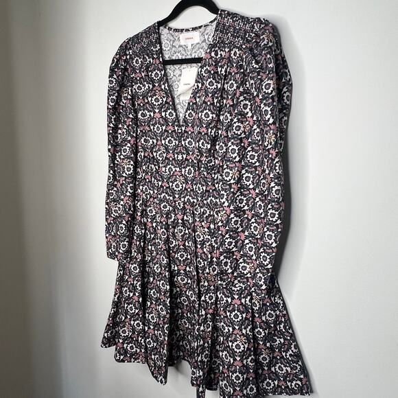 Xirena Ophelia Puff Sleeve Mini Dress Dress Size L - Picture 5 of 11